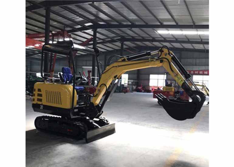 小型挖掘機的百變應用---室內建筑工程